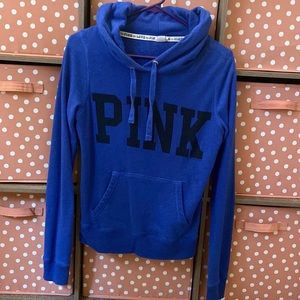 VS PINK royal blue hoodie